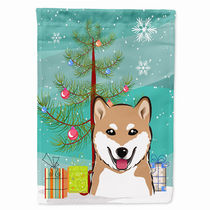 Christmas Tree/Dog  Breed Flag Canvas - 638508103253