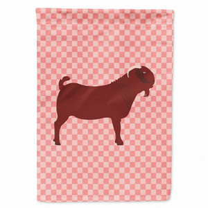 Animal/Bird Themed Pink Check Flag Canvas - 638508945402