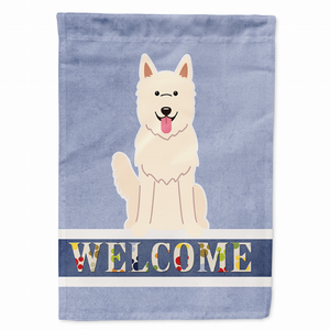Welcome/Dog Breed Flag Canvas - 638508723406