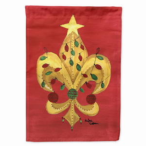 Fleur de lis Themed Flag Canvas - 705332087551