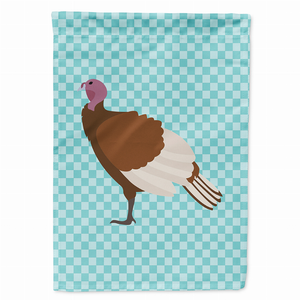 Animal/Bird Themed Blue Check Flag Canvas - 638508948052