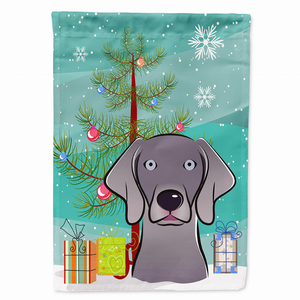 Christmas Tree/Dog  Breed Flag Canvas - 638508103314