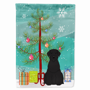Merry Christmas Tree/Dog breed Themed Flag Canvas - 638508537089