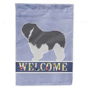 Welcome/Dog Breed Flag Canvas - 638508691286