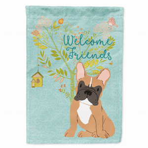 Welcome Friends/Dog Breed Themed Flag Canvas - 652259199396