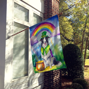Borzoi St Patrick's Day House Flag - 194030951392