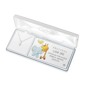 Nk - Baby Puff Cre Silver Plate Cable Ch - 603799257817