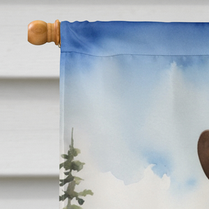 Alaskan Malamute Cowboy Welcome House Flag - 194030958391