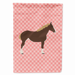 Animal/Bird Themed Pink Check Flag Canvas - 638508945556