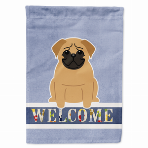 Welcome/Dog Breed Flag Canvas - 638508723024