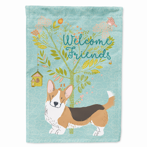 Welcome Friends/Dog Breed Themed Flag Canvas - 652259199167