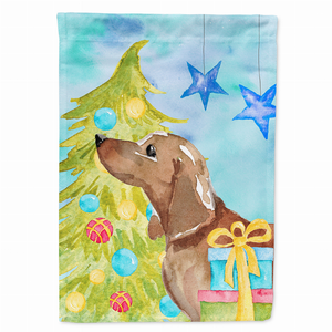 Christmas Dog Breed Themed Flag Canvas - 652259138302