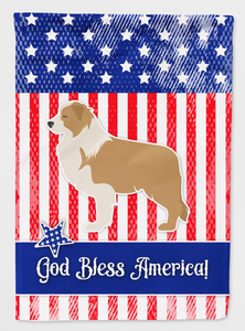 USA Patriotic Dog Breed Themed Flag Canvas - 638508493101