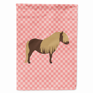Animal/Bird Themed Pink Check Flag Canvas - 638508945631