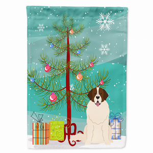 Merry Christmas Tree/Dog breed Themed Flag Canvas - 638508536693