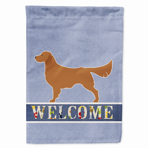 Welcome/Dog Breed Flag Canvas - 638508691002