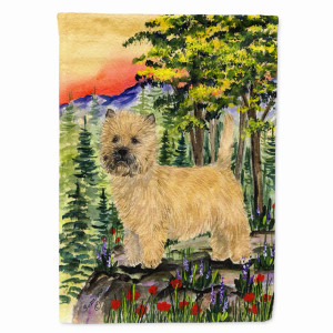 Cairn Terrier Flag Canvas House Size - 705332085205