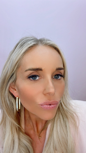 Gold Oval Hoop Earrings - 196704172980