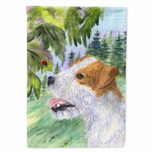 Jack Russell Terrier Flag Canvas House Size - 705332084833