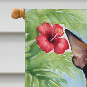 Manchester Terrier Luau House Flag - 194030971901