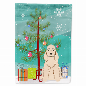 Merry Christmas Tree/Dog breed Themed Flag Canvas - 638508537362