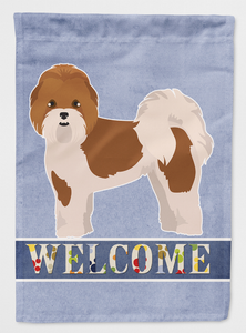Mal-Shi Welcome Flag Canvas House Size - 194030051658