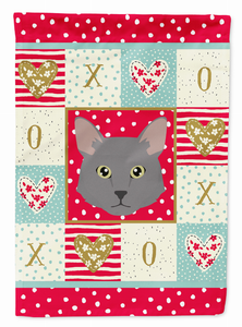 Nebelung Cat Love Flag Canvas House Size - 194030086179
