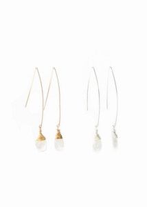 Jill Long Wire Drop Earring - 810104072267