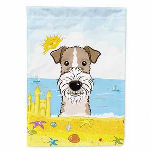 Summer Beach/Dog Breed Flag Canvas - 638508194121