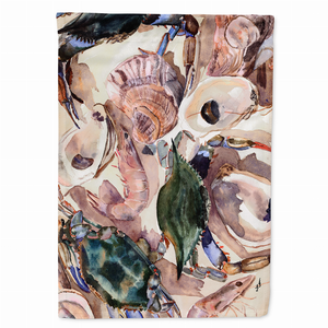 Crab/Shrimp/Oysrers Themed Flag Canvas House Size - 705332087186