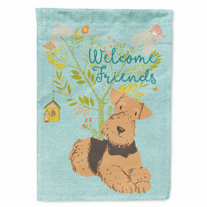 Welcome Friends/Dog Breed Themed Flag Canvas - 652259199310