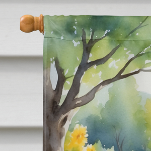 Havanese Spring Path House Flag - 194030983591