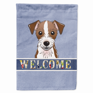 Welcome/Dog Breed Flag Canvas - 638508011435