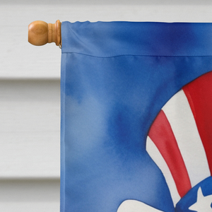 Labrador Retriever Patriotic American House Flag - 194030955802