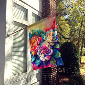 Gardenias in Color House Flag - 198453219213
