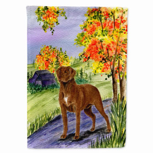 Chesapeake Bay Retriever Flag Canvas House Size - 705332085816
