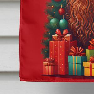 Irish Setter Holiday Christmas House Flag - 194030835951