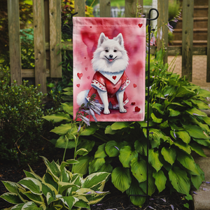 American Eskimo My Valentine Garden Flag - 194030942758