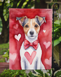 Jack Russell Terrier My Valentine Garden Flag - 194030943809