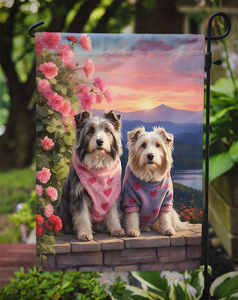 Bearded Collie Two Hearts Garden Flag - 194030925850