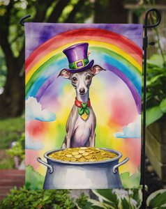 Italian Greyhound St Patrick's Day Garden Flag - 194030950364
