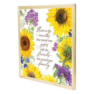 Framed Wall Art Here Is To The Months - 603799680172