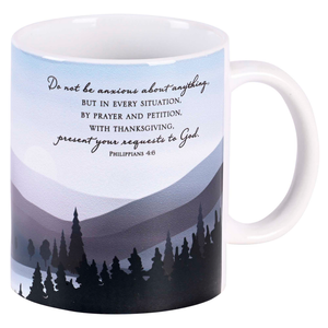 Mug Ceramic Do Not Be Anxious Phil. 4:6 - 603799650687