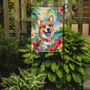 Corgi Luau Garden Flag - 194030969335