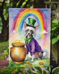 Chinese Crested St Patrick's Day Garden Flag - 194030949894