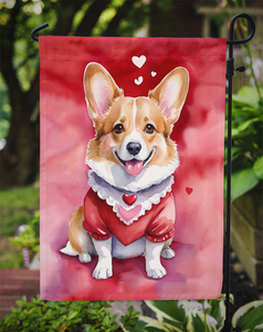 Corgi My Valentine Garden Flag - 194030944189