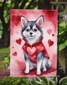 Alaskan Klee Kai My Valentine Garden Flag - 194030942697