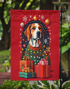 American Foxhound Dog Holiday Christmas Garden Flag - 194030833551