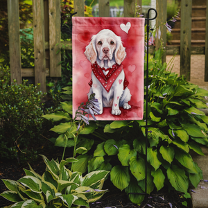 Clumber Spaniel My Valentine Garden Flag - 194030943311