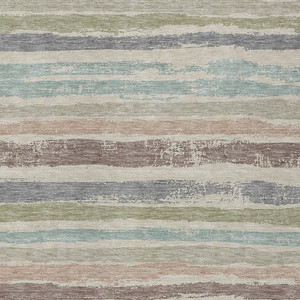 10' X 14' Beige Brown And Gray Striped Washable Indoor Outdoor Area Rug - 608219171476